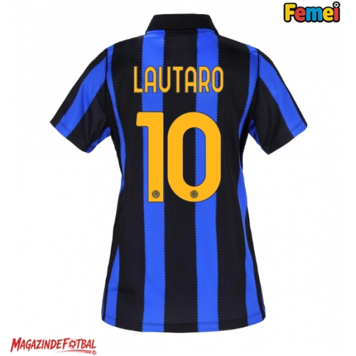 Inter Milan Lautaro Martinez #10 Tricou Fotbal Replică 2026-27 Femei Acasa Inter Milan Lautaro Martinez #10 Tricou Fotbal Replică 2026-27 Femei Acasa